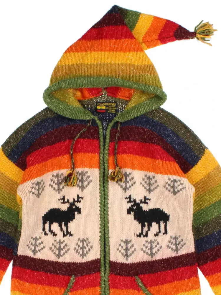 Ecuadorian Hooded Knitwear (Size S) - Knitwear