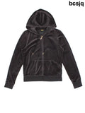 Juicy Couture Y2K Peace Velour Hoodie (Size M) - Sweaters and Hoodies