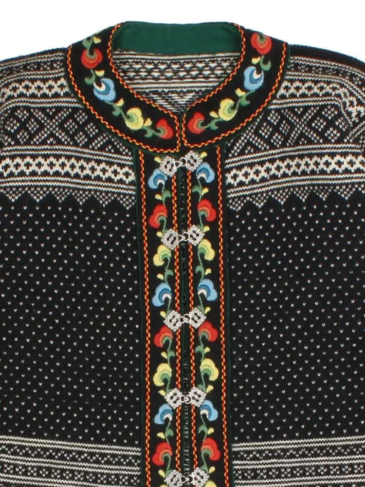 Nordic Fair Isle Cardigan (Size S) - Knitwear