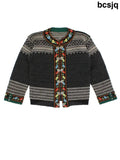 Nordic Fair Isle Cardigan (Size S) - Knitwear
