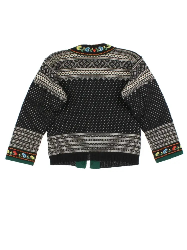 Nordic Fair Isle Cardigan (Size S) - Knitwear
