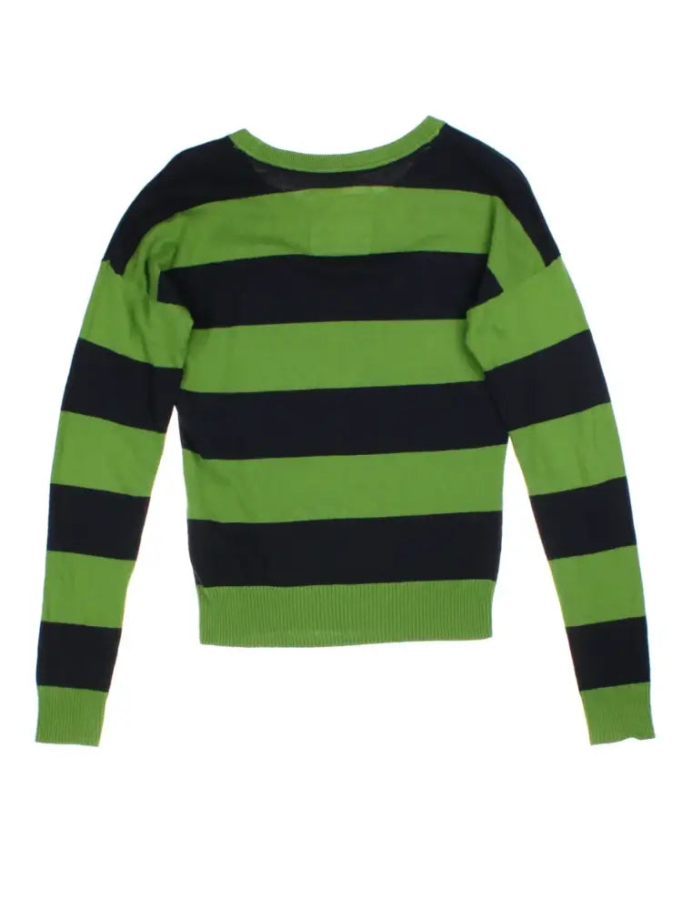 Y2K Hollister Stripe Jumper (Size S) - Knitwear