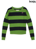 Y2K Hollister Stripe Jumper (Size S) - Knitwear