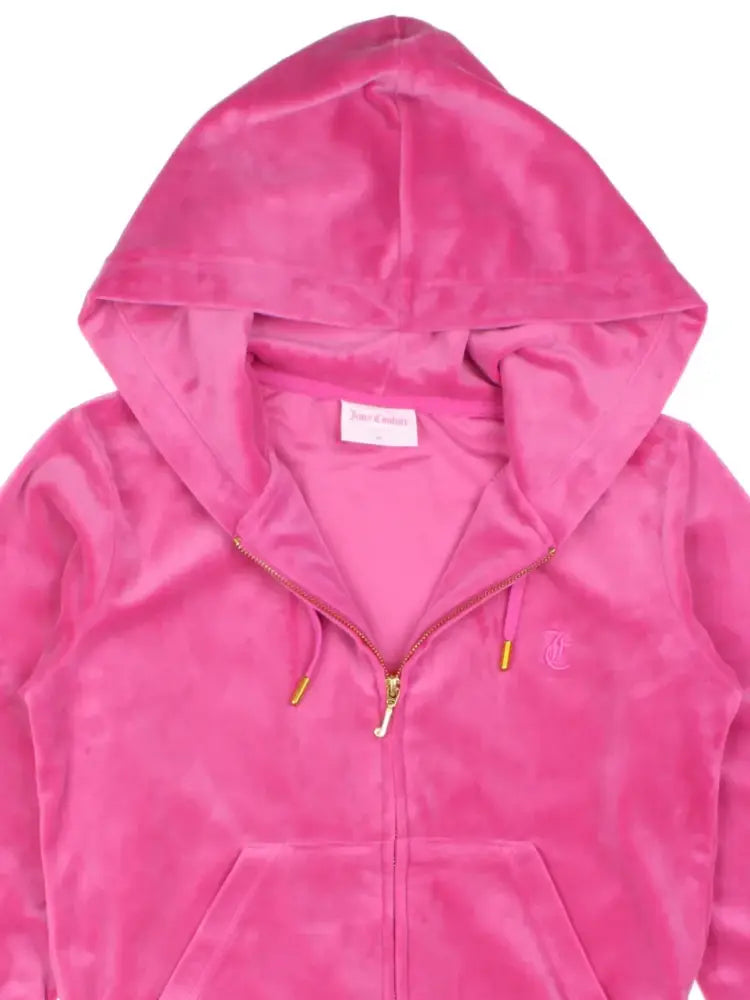 Y2K Juicy Couture Velour Hoodie (Size S) - Sweaters and Hoodies