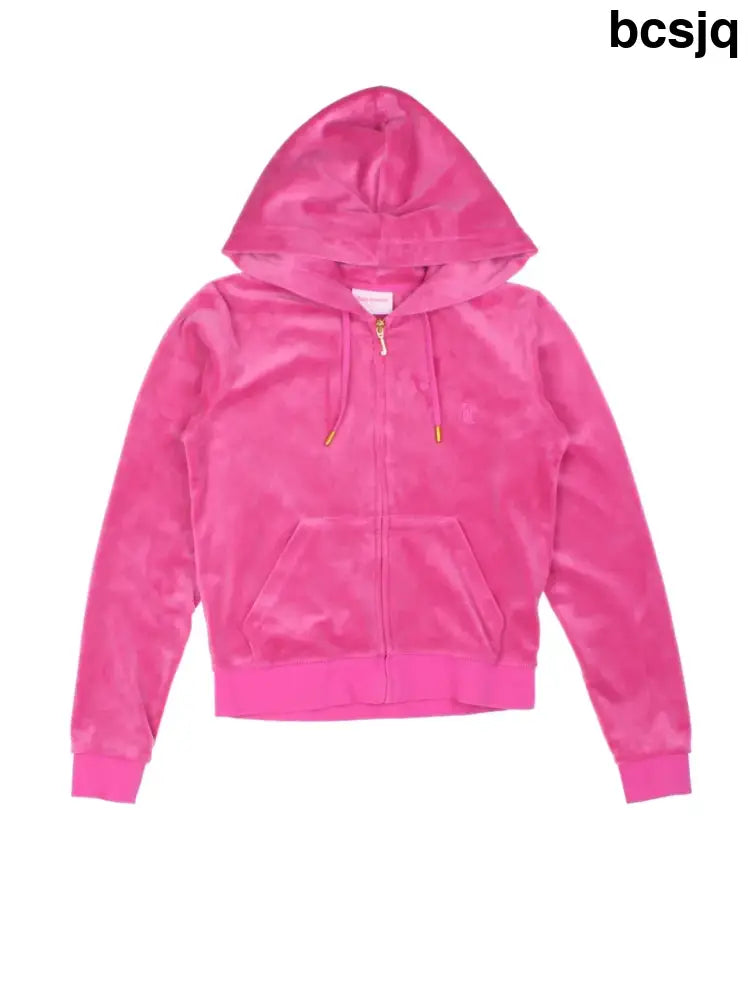 Y2K Juicy Couture Velour Hoodie (Size S) - Sweaters and Hoodies