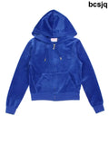 Y2K Juicy Couture Velour Hoodie (Size S) - Sweaters and Hoodies