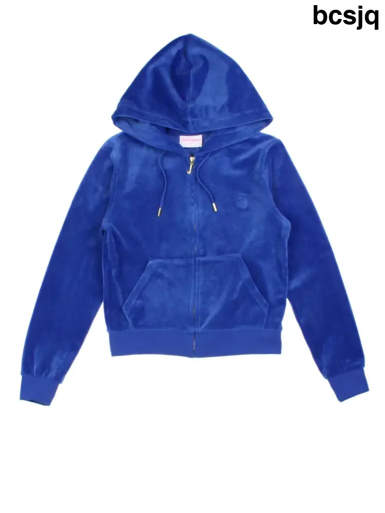 Y2K Juicy Couture Velour Hoodie (Size S) - Sweaters and Hoodies