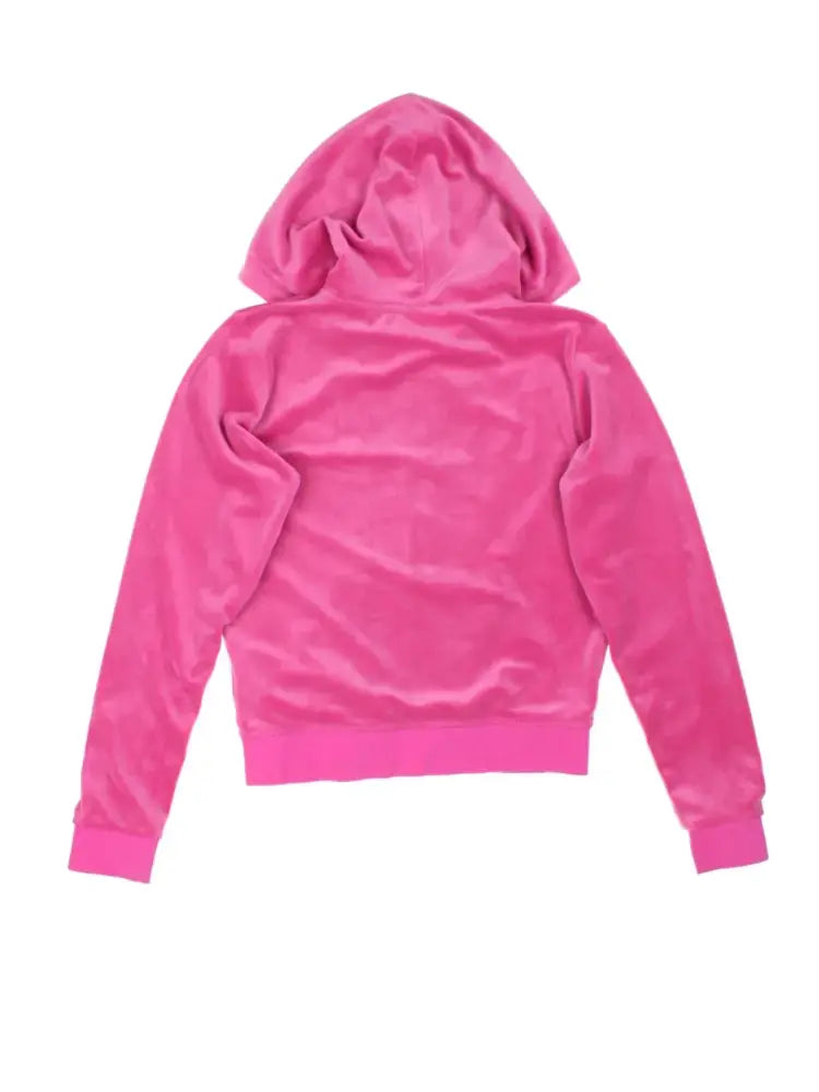 Y2K Juicy Couture Velour Hoodie (Size S) - Sweaters and Hoodies