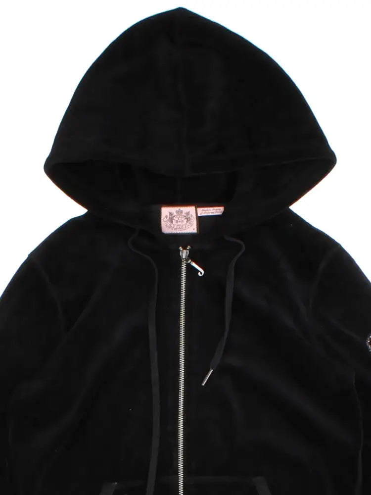 Y2K Juicy Couture Velour Hoodie (Size XS) - Sweaters and Hoodies