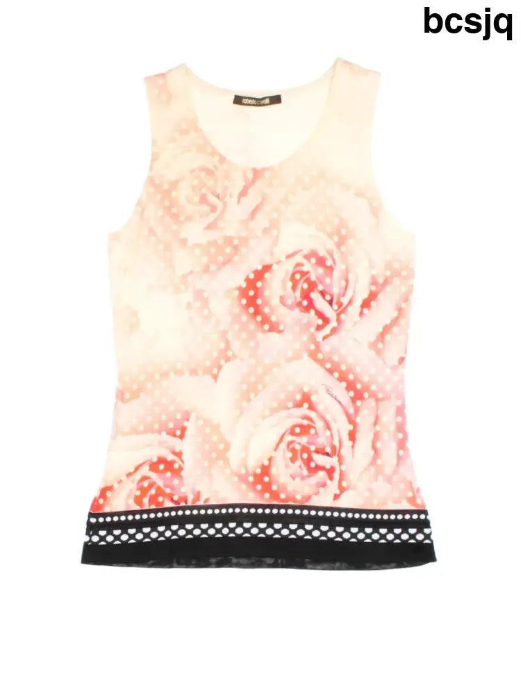 Y2K Roberto Cavalli Sleeveless Top (Size M) - Knitwear