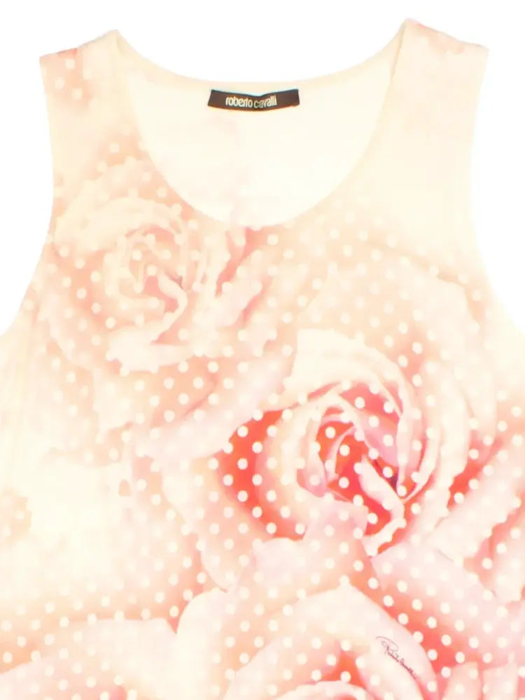 Y2K Roberto Cavalli Sleeveless Top (Size M) - Knitwear